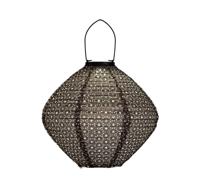 Solar Lampion Papier Grijs 29x25cm - thumbnail