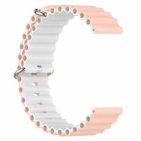 Ocean Style bandje - Lichtroze / wit - Xiaomi Redmi Watch 5 Active / Redmi Watch 5 Lite - thumbnail