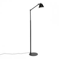 Zuiver Vloerlamp 'Lub' 142cm, kleur Zwart - thumbnail