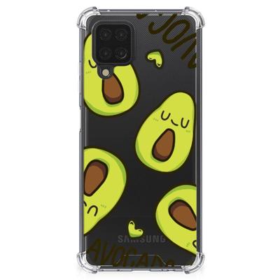 Samsung Galaxy A12 Stevig | Bumper Hoesje | Avocado Singing Samsung Galaxy A12 Stevig | Bumper Hoesje | Avocado Singing