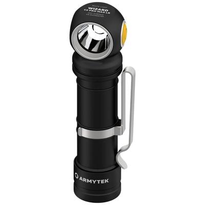ArmyTek Wizard C2 Pro Max LR Warm Zaklamp werkt op een accu LED Met riemclip, Met holster 3870 lm 151 g ArmyTek Wizard C2 Pro Max LR Warm Zaklamp werkt op een accu LED Met riemclip, Met holster 3870 lm 151 g
