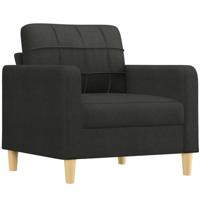 Fauteuil 60 cm stof zwart - thumbnail
