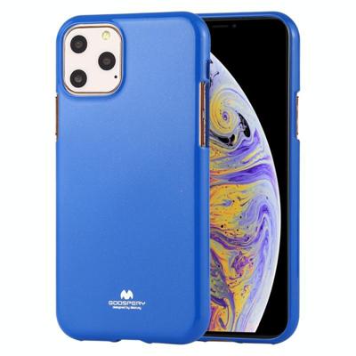 MERCURY GOOSPERY JELLY TPU schokbestendig en kras Case voor iPhone 11 Pro Max (blauw)