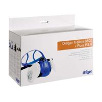Dräger halfgelaatsmasker - X-plore 3500 M - inclusief 2 filters - R56960 - thumbnail