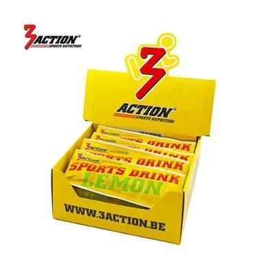 3ACTION sport drink lemon sachets 30 gram (doos 25 st) 1202000001