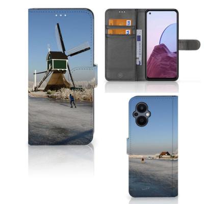 OPPO Reno 8 Lite | OnePlus Nord N20 | Flip Cover | Schaatsers OPPO Reno 8 Lite | OnePlus Nord N20 | Flip Cover | Schaatsers