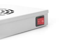 Digitus DN-19 FAN-2-HO-SW 19 inch 2 x Ventilator voor patchkast 1 HE Zwart - thumbnail