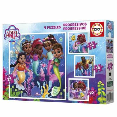 Progressieve puzzels - EDUCA - Ariel - 12+16+20+25 stukjes