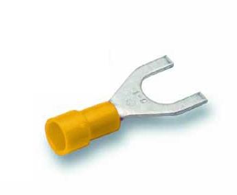 Cimco 180166 Vorkkabelschoen 4 mm² 6 mm² Schachtdiameter=8.4 mm Deels geïsoleerd Geel 1 stuk(s)