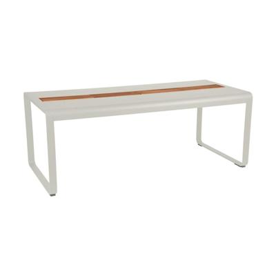 Fermob Bellevie tuintafel met opslagruimte 196x90 cm Clay Grey