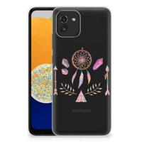 Samsung Galaxy A03 Telefoonhoesje met Naam Boho Dreamcatcher - thumbnail