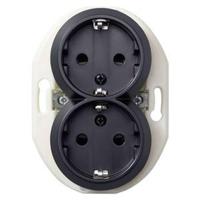 ELSO dubbele stekkerdoos WDE011322 KS SW Renova 1 stuk(s) - thumbnail