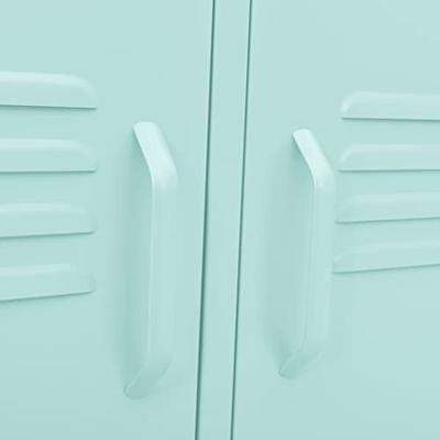 Tv-meubel 105x35x50 cm staal mintkleurig