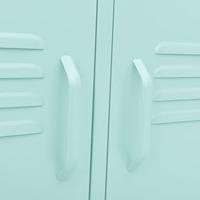 Tv-meubel 105x35x50 cm staal mintkleurig - thumbnail