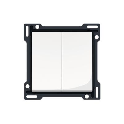 Niko Original bedieningsknop voor dubbele schakelaar bright white Niko Original bedieningsknop voor dubbele schakelaar bright white