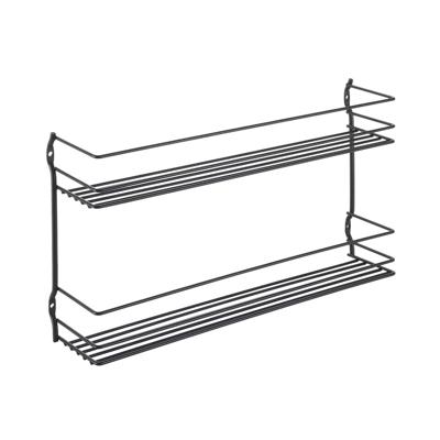 Metaltex pepito kruidenrek 2 etages 36x8x19 cm zwart
