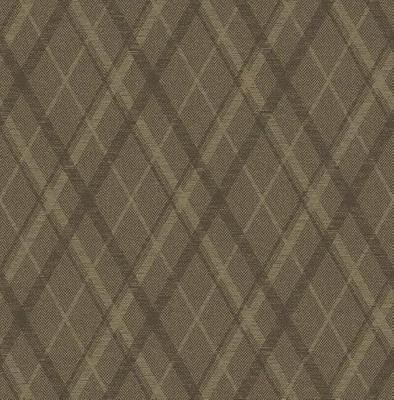 Dutch Wallcoverings Sauvage Ruit - Bruin