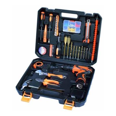 STT-044C multifunctionele huishoudelijke 44-delige elektricien reparatie Toolbox 12V Lithium elektrisch Boorpak