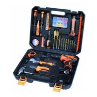 STT-044C multifunctionele huishoudelijke 44-delige elektricien reparatie Toolbox 12V Lithium elektrisch Boorpak - thumbnail