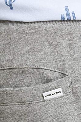 JACK & JONES JEANS INTELLIGENCE regular fit joggingbroek light grey melange JACK & JONES JEANS INTELLIGENCE regular fit joggingbroek light grey melange