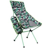 Outdoor draagbare camouflage vouwen Camping stoel licht vissen strandstoel luchtvaart aluminiumlegering rugleuning fauteuil - thumbnail