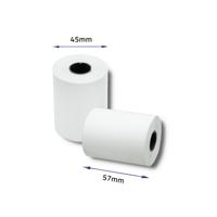 Qoltec 51896 Thermische rol 57 x 20 | 55g/m2 | 10 stuks. | BPA vrij - thumbnail