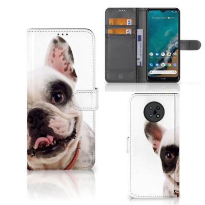 Nokia G50 | Telefoonhoesje | Met pasjeshouder | Franse Bulldog