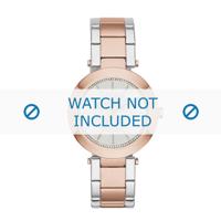 DKNY horlogeband NY-2335 Staal Goud (Rosé) 10mm - thumbnail