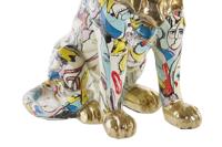 Decoratieve figuren DKD Home Decor Gouden Leeuw Hars Multicolour Modern (21 x 14,5 x 27 cm) (15 x 21 x 27 cm) - thumbnail
