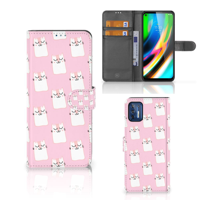 Motorola Moto G9 Plus | Telefoonhoesje | Met pasjeshouder | Sleeping Cats - thumbnail