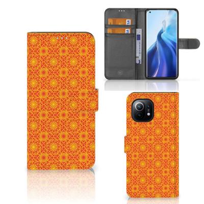 Xiaomi Mi 11 | Telefoon Hoesje | Batik Oranje Xiaomi Mi 11 | Telefoon Hoesje | Batik Oranje