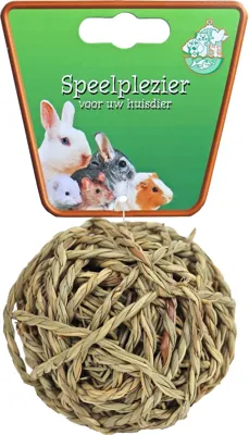 Boon Knaagdierspeelgoed Bal Bel Naturel Ø10cm Boon Knaagdierspeelgoed Bal Bel Naturel Ø10cm