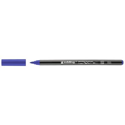 Brushpen edding 4200 porselein blauw