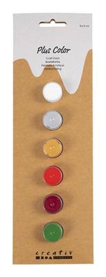 Creativ Company Plus color acrylverf, kerst verf, 6x5 ml/ 1 doos