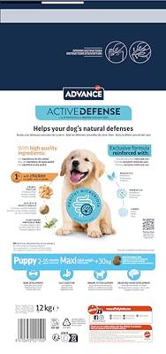 Advance Puppy Maxi met kip en rijst hondenvoer 12 kg - thumbnail