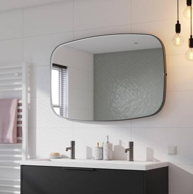 Ben Sandro Spiegel 120x4x80 cm Geborsteld Metal Black