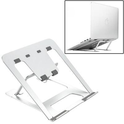 Laptop hoogte Extender houder stand vouwen draagbare computer warmte dissipatie beugel grootte: 22 3 x 23.5 x 1.3 cm (zilver)