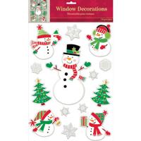 Raamstickers Sneeuwpop - thumbnail