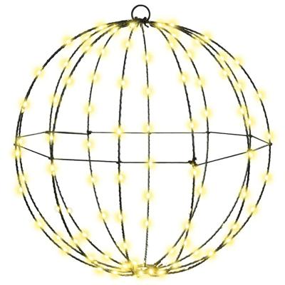 Bal met 120 LED Warmwit 40 cm Metaal