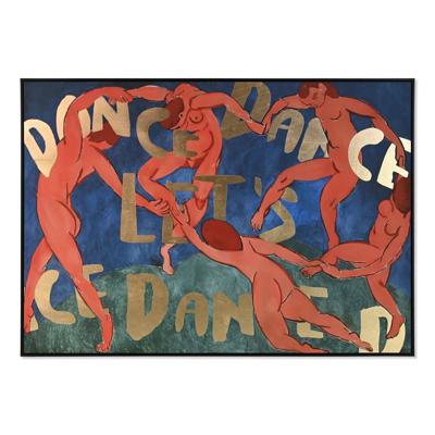 Schilderij Home ESPRIT Blauw Groen Gouden Modern 140 x 4 x 100 cm