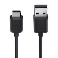 Belkin USB-IF-gecertificeerd 2.0 USB-A naar USB Type C (USB-C) laadkabel, zwart, 1,8 m F2CU032bt06-BLK - thumbnail