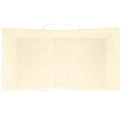 VidaXL Papieren zakken 50 st met hengsels 15x8x21 cm geel