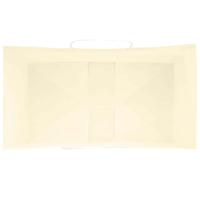 VidaXL Papieren zakken 50 st met hengsels 15x8x21 cm geel - thumbnail