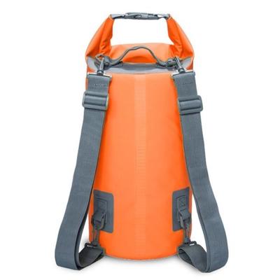 Buiten waterdichte droge dubbele schouderriem tas Dry Sack capaciteit: 10L (oranje)