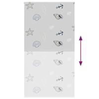 Doucherolgordijn 130x240 cm stofbreedte 126 cm - thumbnail