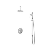 Hotbath Get Together doucheset met 2-weg-omstel met 3 standen-handdouche, 15 cm plafondbuis, 20 cm hoofddouche, glijstang, chroom - thumbnail