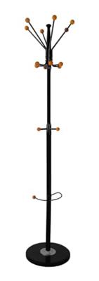 OFFICE products kapstok Stockholm, met parapluhouder, zwart