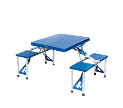 Bo-Camp 130 x 85 Inklapbare Picknicktafel - Grijs