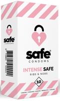 Safe Condooms ribbers & noppen 10 Stuks - thumbnail