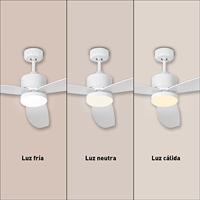 Plafondventilator met licht JATA JVTE4231 Grijs Ø 132 cm 40 W - thumbnail